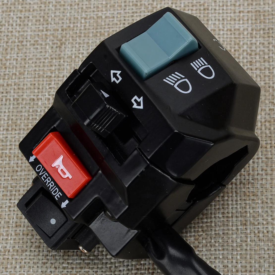 30114 мотоциклетный черный левый руль функциональный переключатель в сборе