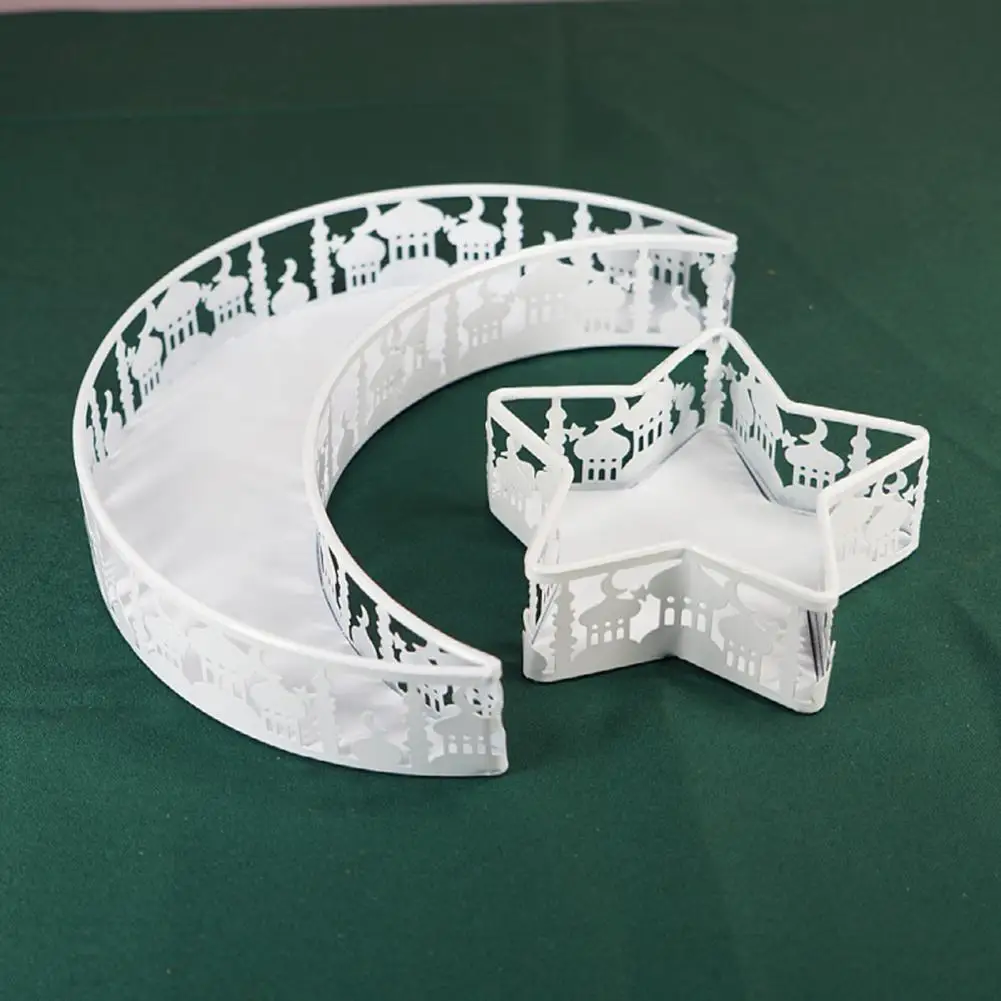 

Fadeless 1 Set Useful Earrings Bracelet Jewelry Dish Metal Trinket Dish Star Shape for Household