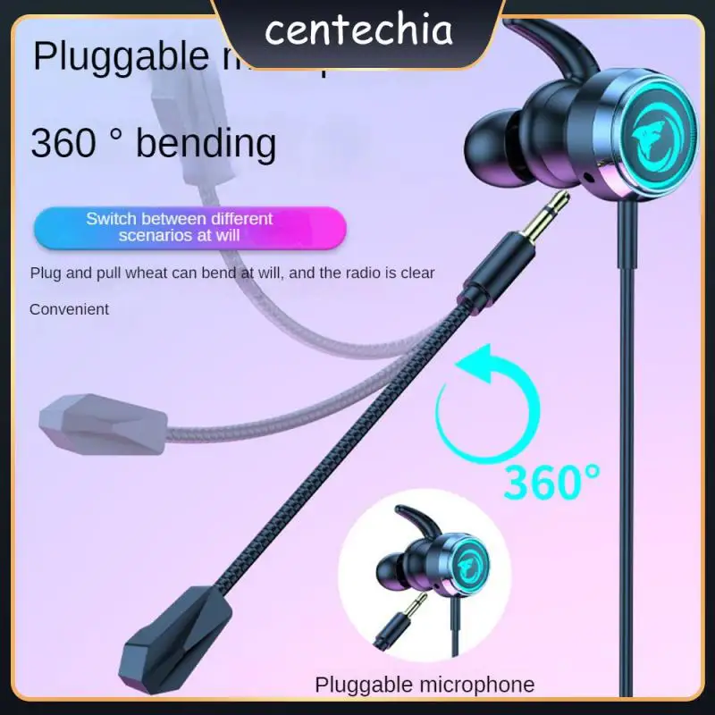 

Black Music Earbuds Bass With Microphone Wired Headphone Stereo Stable Consumer Electronics 1.2m Sport Earphones Charging