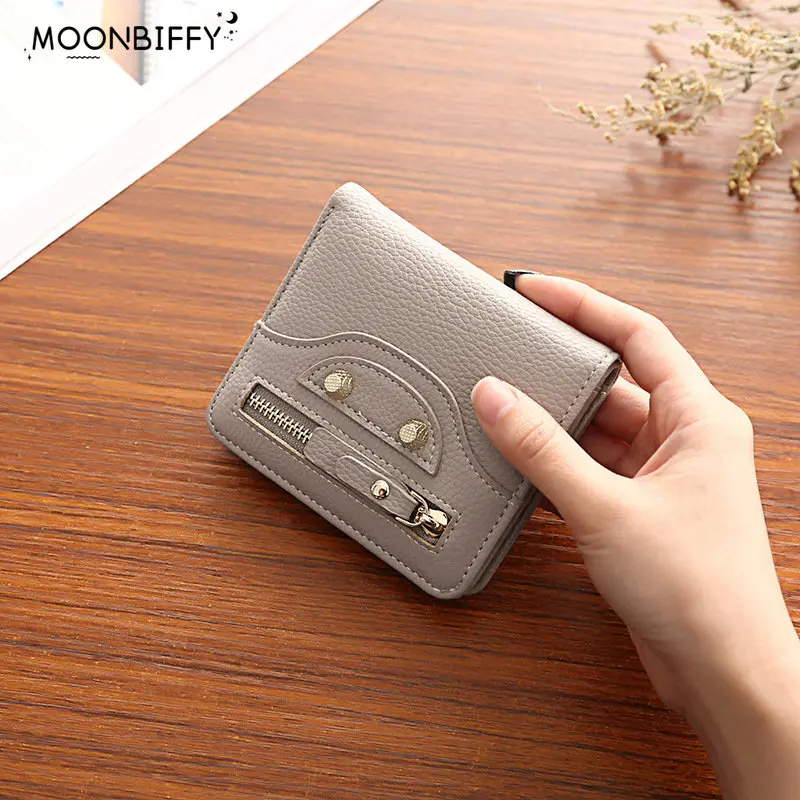 

Модный милый короткий кошелек из искусственной кожи для женщин, дамская сумочка, маленькая сумка для карт, держатель, карман для наличных, кошелек для денег для девочек, держатель для карт