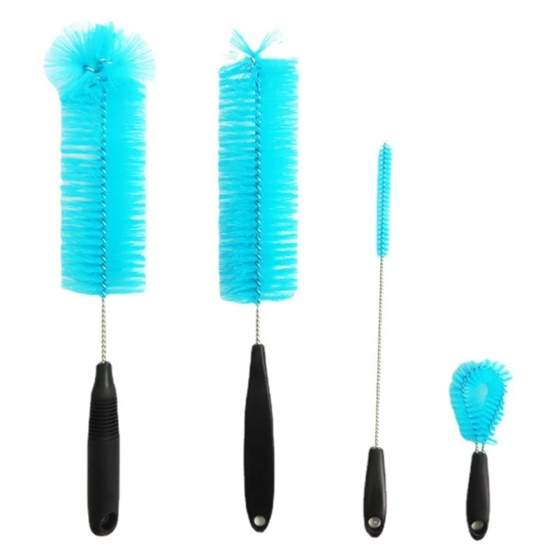 

The Long Handle Water Bottle and Straw Cleaning Brush Set Used to Clean Bottles