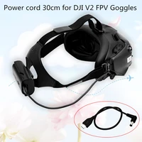 for dji fpv goggles v2 charging cable flying glasses charge connetor power supply line for dji fpv combo rc drone accessories