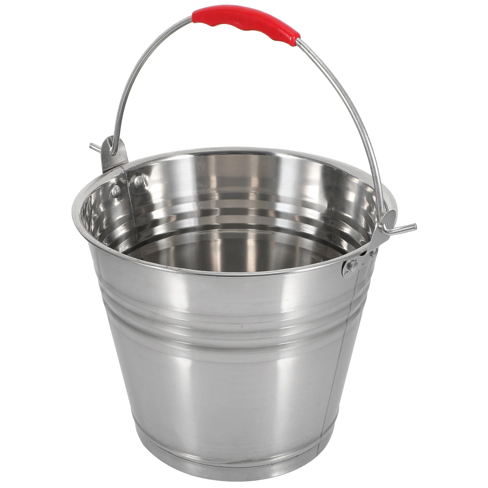 

Stainless Steel Round Bucket Milk Container for Farm Multipurpose Bucket for Home