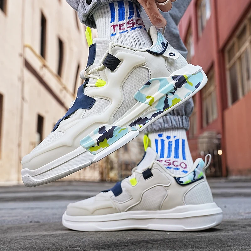 

Spring New Style Casual Board Shoes for Men and Women Couples Personalized Lacing Up VersatileOutdoorYouth SportsShoessize35-44