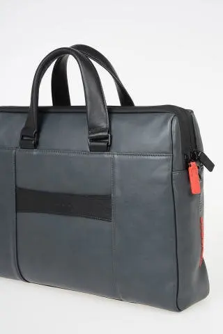 Bag Men Piquadro urban ca3339ub00/GRN gray/black genuine leather briefcase male laptop bag men's handbag business cross body shoulder for