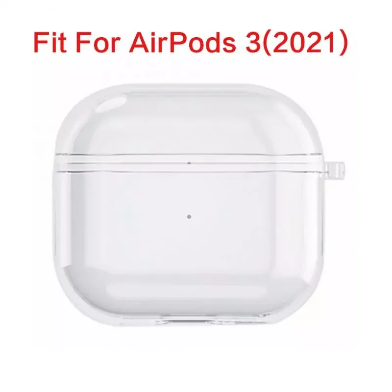

Transparent Earphone Case For AirPods 3 Cases PC/TPU Hard Shell Protective Cover For AirPod 3 2021 Wireless Headphone Case