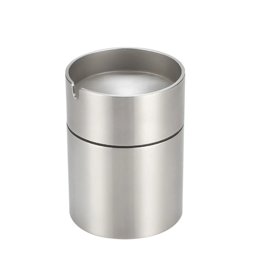 

Stainless Steel Car Ashtray Smokeless Holder