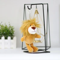 1pc soft 15cm lion doll stuffed plush toy animals lion keychain childrens toy birthday gifts