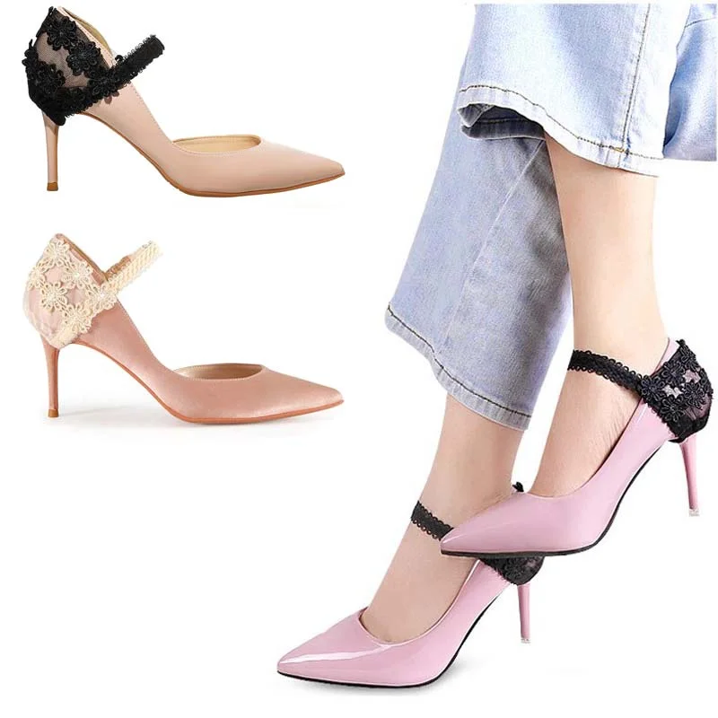 

High Heel Shoelaces for Women Shoes Anti-skid Strap Without Binding Shoe Laces Holding Anti-loose Elegant Decoration Shoestrings