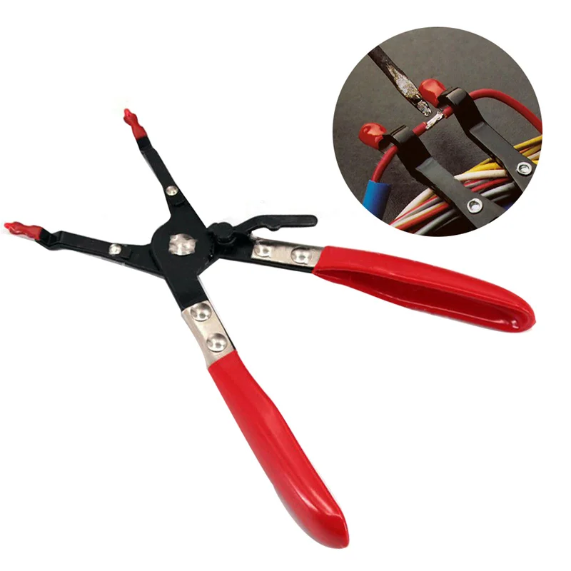 

Universal Car Vehicle Soldering Aid Plier Hold 2 Wires Whilst Innovative Tool Weld Holders Welding Soldering Supplies Red