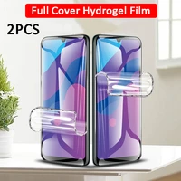 2 pcs protective hydrogel film for samsung galaxy s20 fe s10 lite s10e s22 s21 ultra s 20 21 plus 5g screen protector not glass