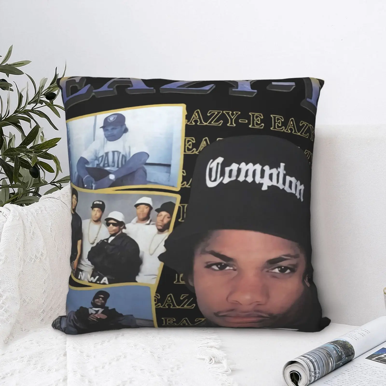 

Редкая вечная подушка в стиле рэпера Vtg Eazy E, чехол для дивана, подушки для дивана, аниме декоративные подушки, аниме подушка