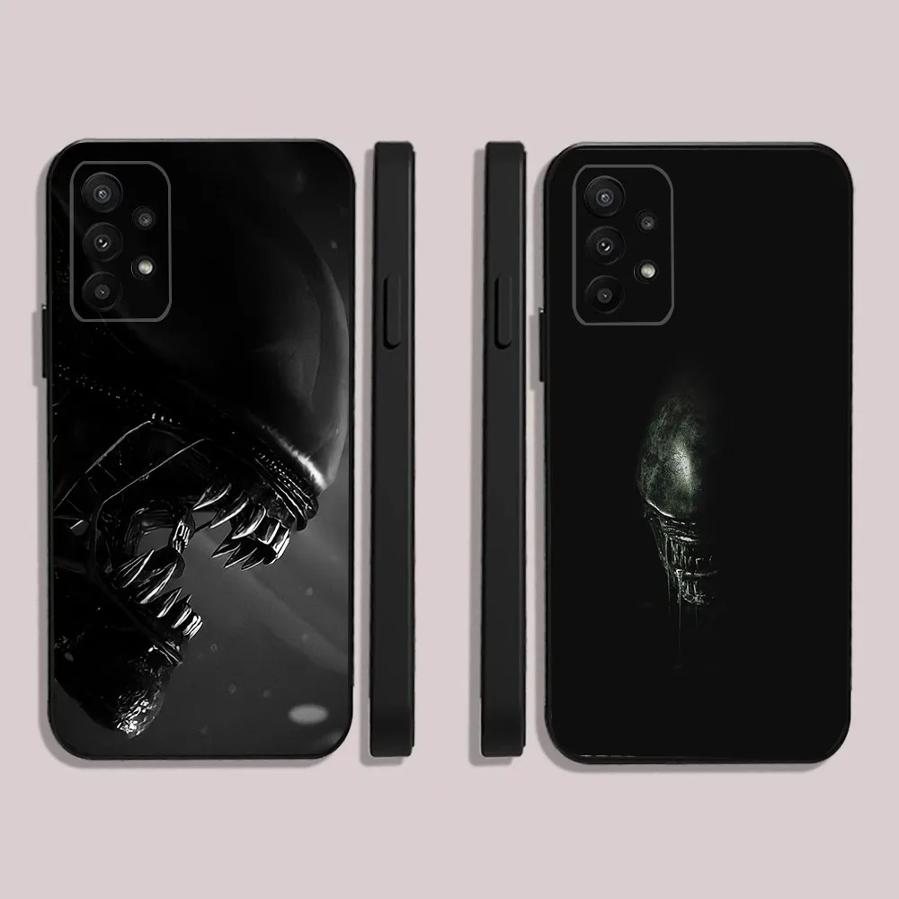 Чехол для телефона Movie A-Alien X-Xenomorph Samsung S24 23 22 30 21 10 9 Ultra Plus Lite FE 5G черный мягкий чехол