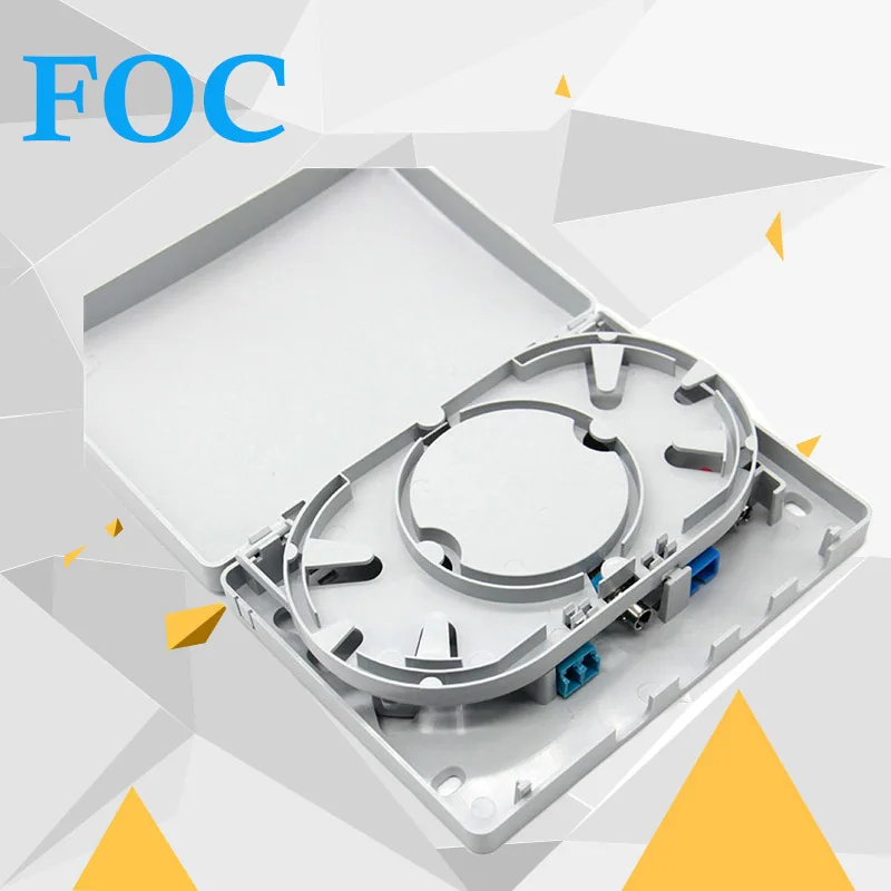 

10Pcs Wall Mounted Terminal Box ODF 4FO Ftth Fiber Optic Socket