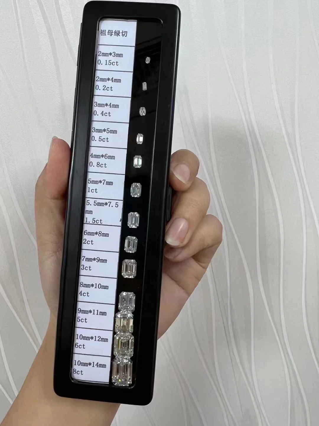 JOVOVASMILE Missanite Diamond Wedding Ring 5.5 Carat 12x8.5mm Elongated Emerald Cut Two-Tone 18k Yellow White Gold Solitaire