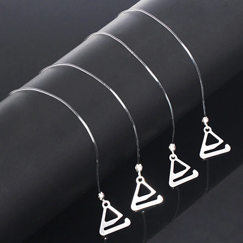 Прозрачные невидимые лямки нескользящий бесследный бюстгальтер тонкие ремни