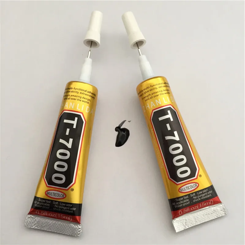 T7000 15 мл клейкие многофункциональные фотообои черные жидкие эпоксидные клеи для