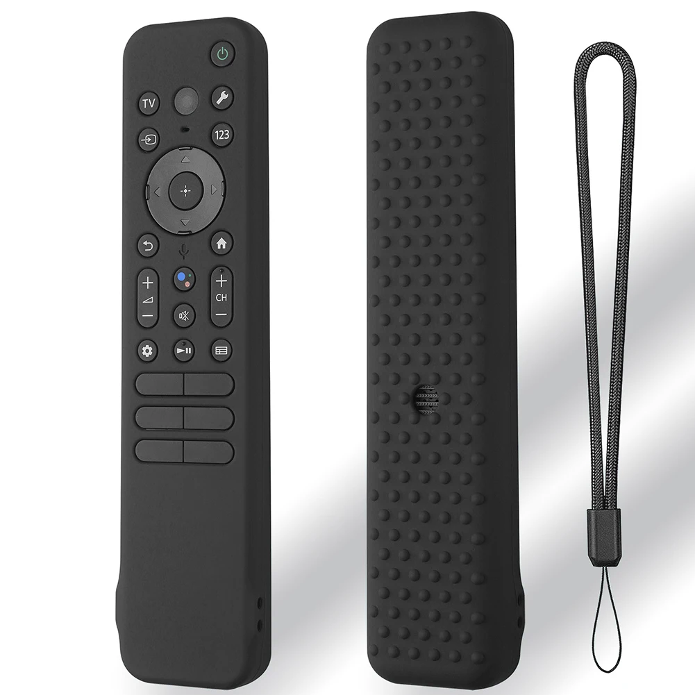 Силиконовый чехол для пульта дистанционного управления для SONY RMF-TX810U TX811U TX910U 2023, пылезащитный чехол для пульта дистанционного управления Smart TV со шнурком