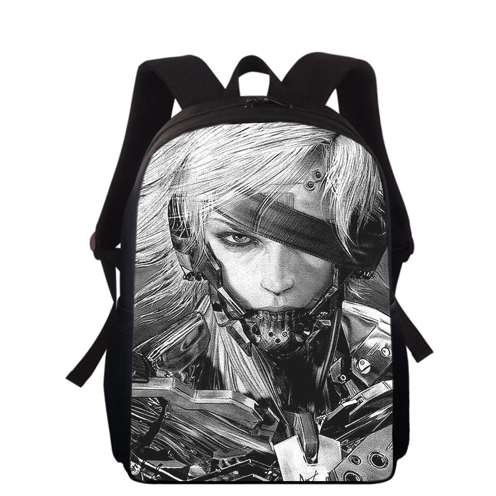 Metal Gear Rising 15” 3D Print Kids Backpack Primary School Bags for Boys Girls Back Pack Students School Book Bags