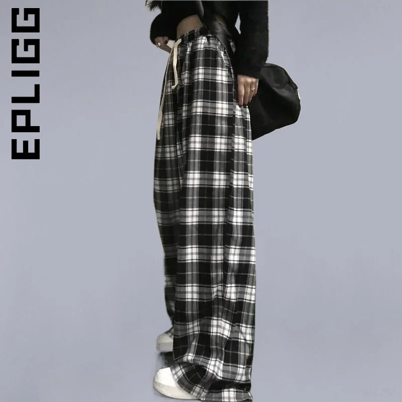 

Epligg Pants Spring Summer Trousers Women Long Slim Bottoms Elegant Quality Sweatpants Wide Leg Pant Chic Korean Female Clothes