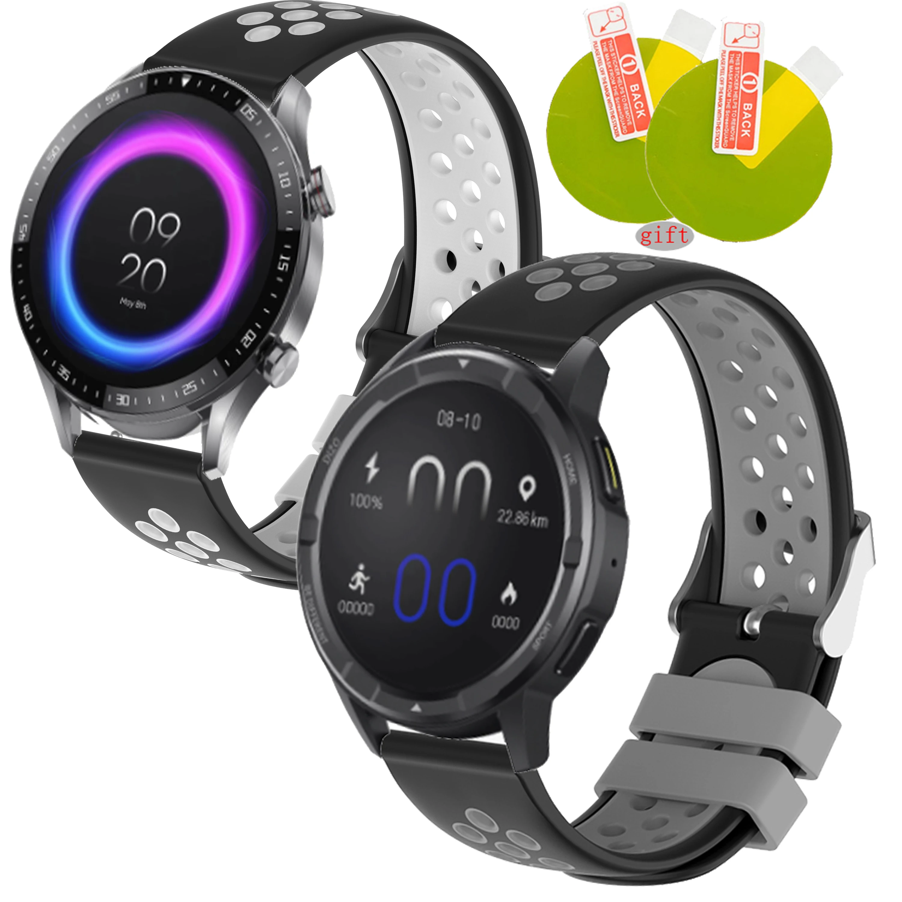 

Силиконовый ремешок для часов realme Techlife DIZO Watch R Talk Go, сменный спортивный ремешок