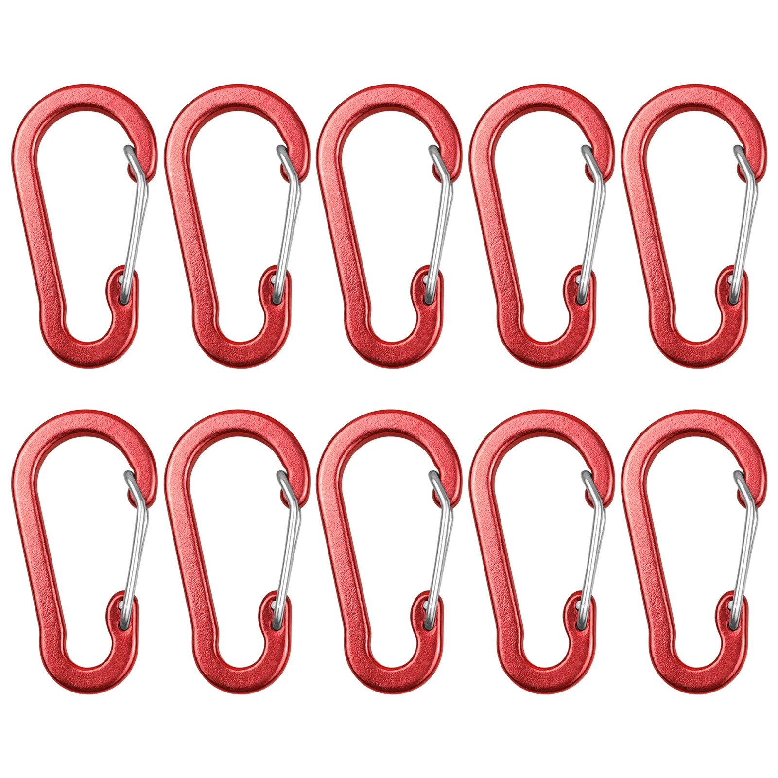 10 шт./5 упаковок брелок из алюминиевого сплава