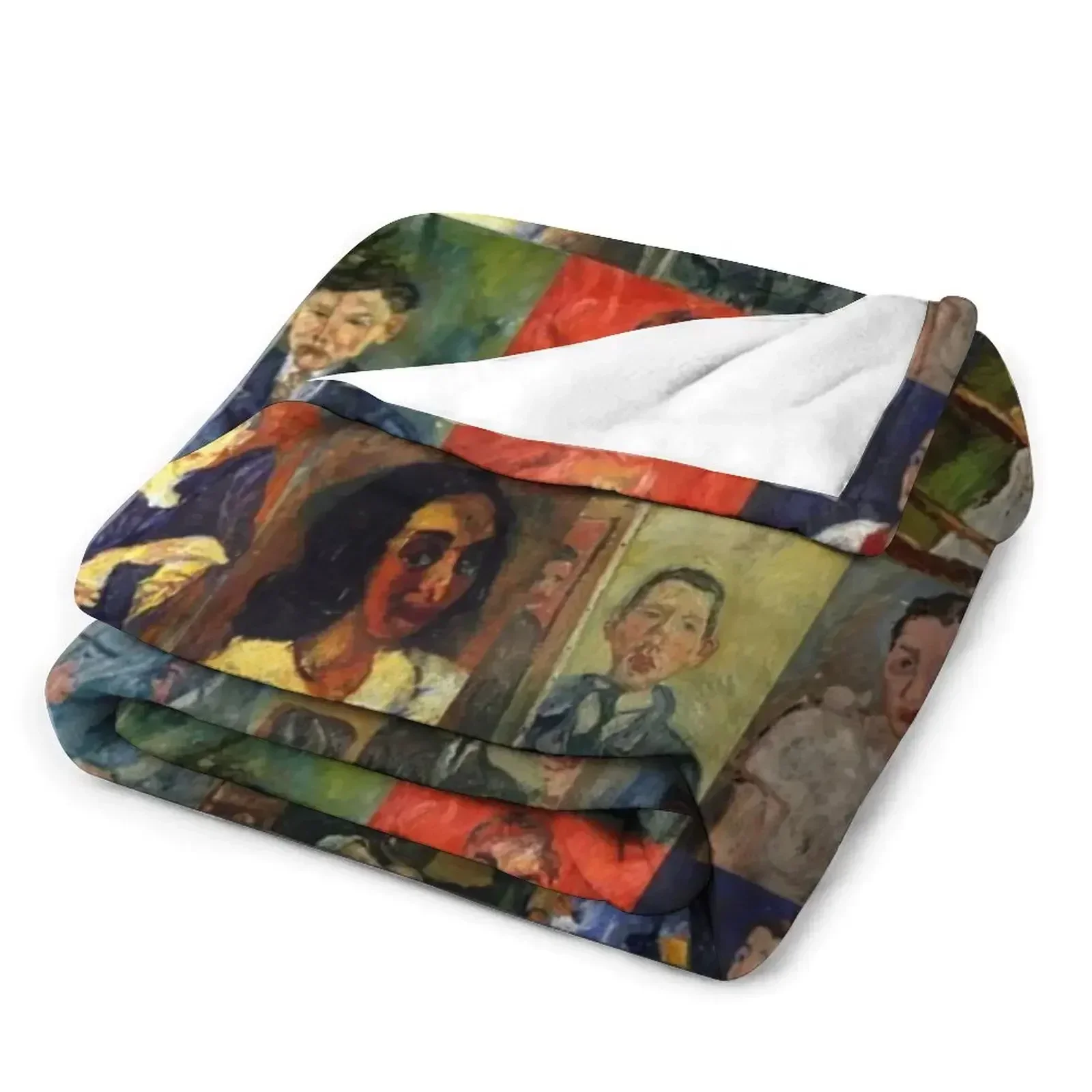 Пушистое одеяло Chaim Soutine Faces