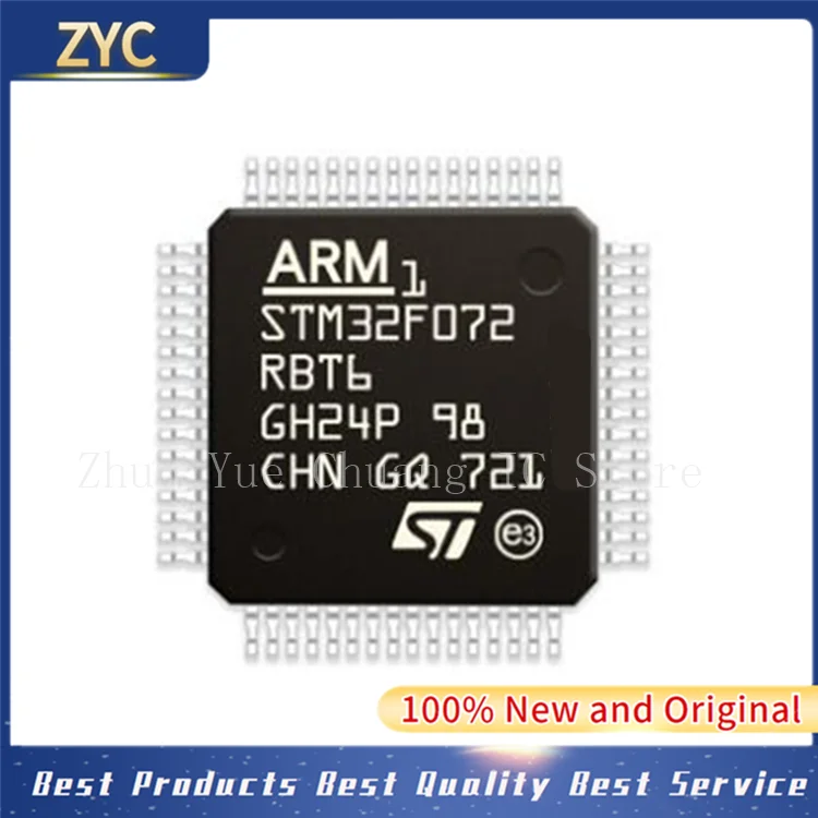 

1-100PCS 100% New Original STM32F072RBT6 STM32F072 RBT6 STM 32F072RBT6 STM32F 072RBT6 ST ARM E3 QFP-64