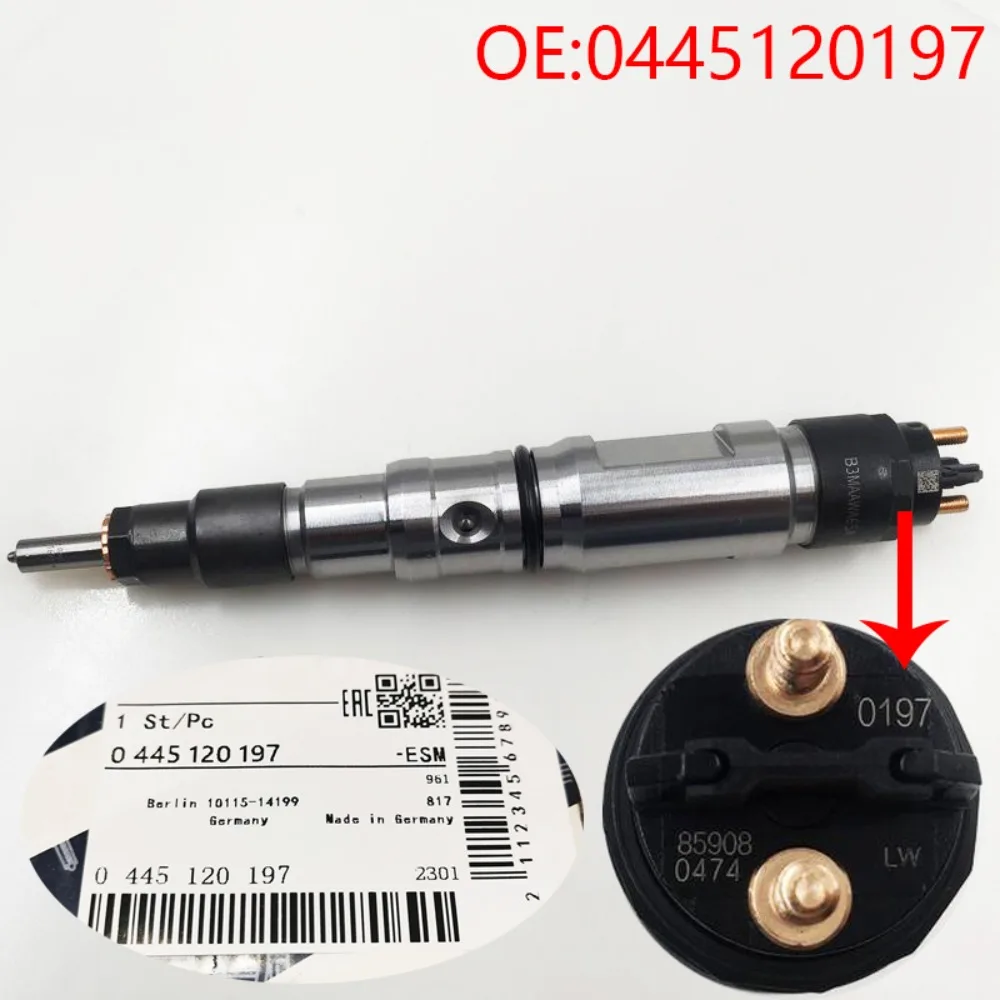 

0445120197 подходит для сборки форсунки общей топливной магистрали немецкого дизельного двигателя 0445 120 197