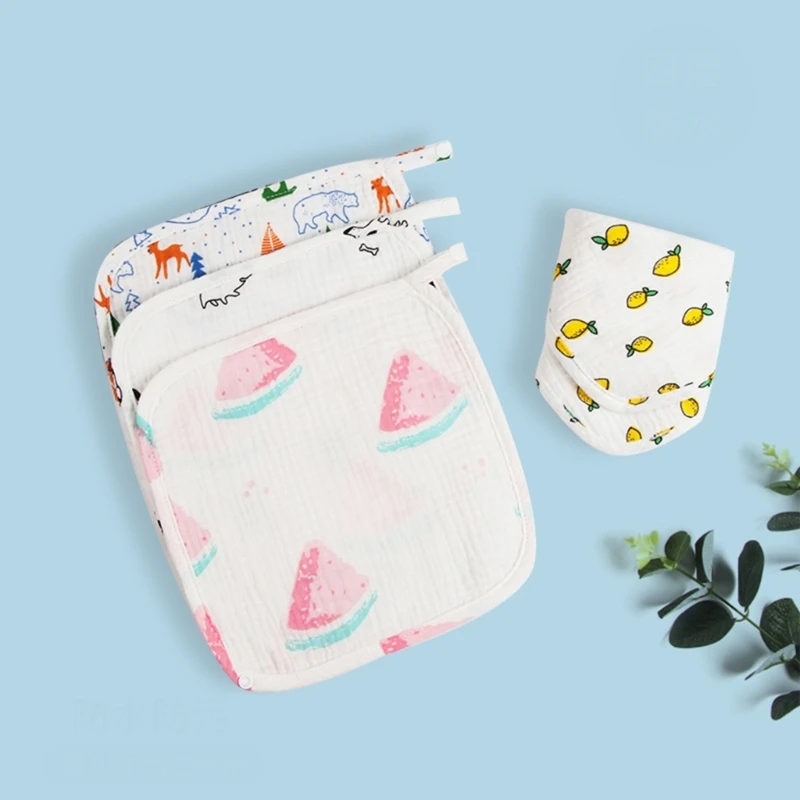 

Детские квадратные нагрудники, слюнявящие нагрудники для новорожденных, ткань для лица, супер впитывающий нагрудник для еды