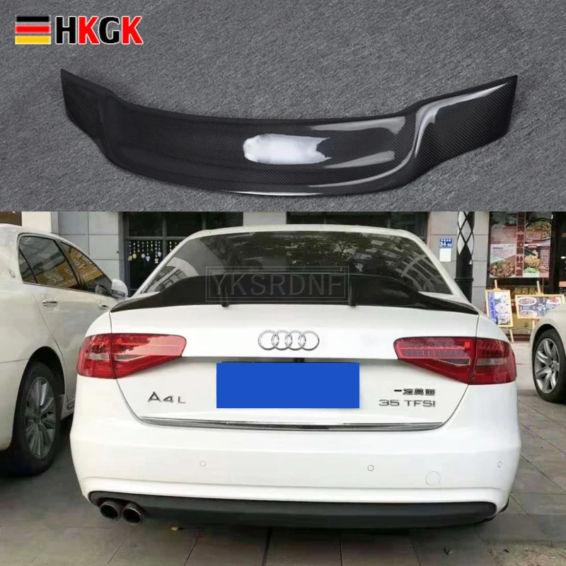 

Спойлер для багажника автомобиля, задний спойлер для Audi A4 B8 B9 Sedan 2013-2016