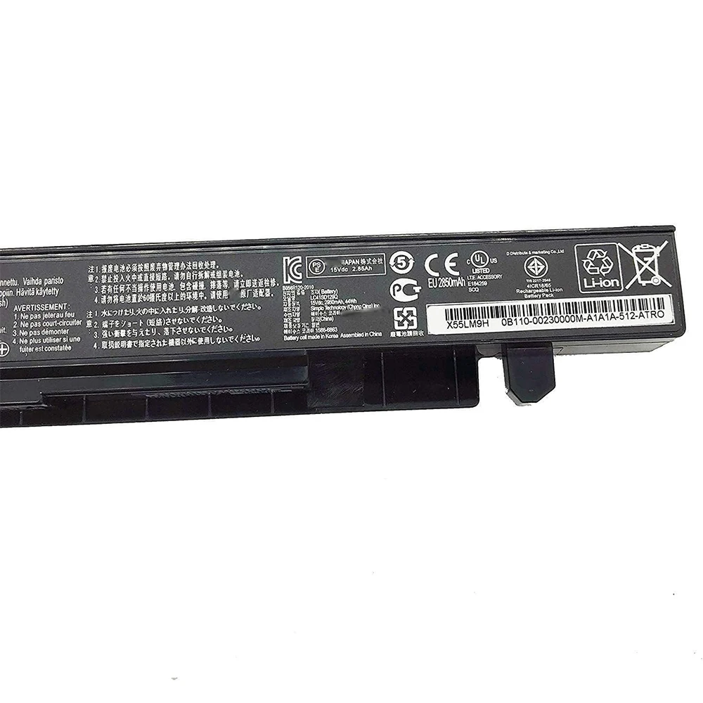 Фото Аккумулятор для ноутбука A41-X550A A41-X550 для Asus R510C X550C X550L X550J R510L X550CA X552E X550V K550L F550V X550A P550C X550EA X550D №3