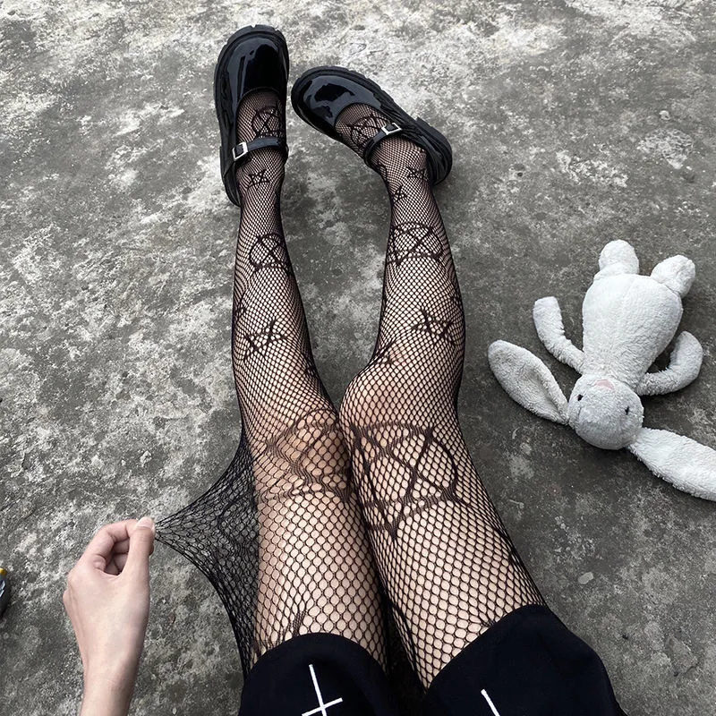 

Women's Stockings High Quality Elastic Letter Stockings Designer Sexy Pantyhose Luxury Brand Leggings Sexy Mesh Fishnet Tights