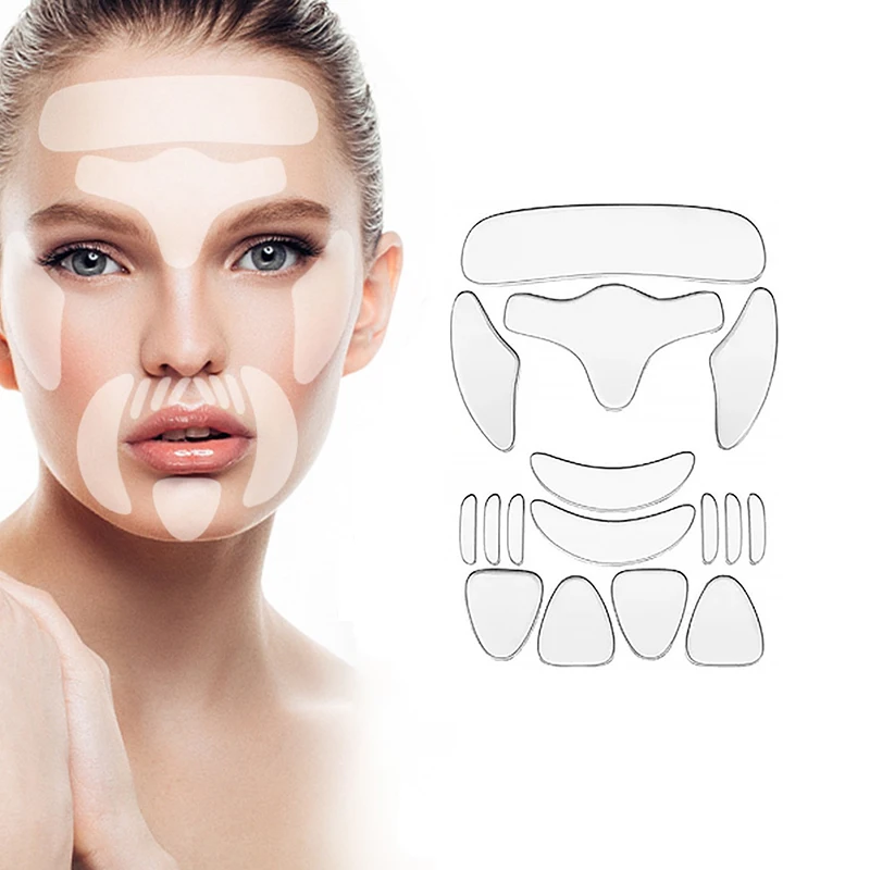 

Silicone Anti-Wrinkle Pad Face Forehead Neck Hand Care Skin Lifting Tool Sticker Pad Anti-Wrinkle Aging Patch Reusable