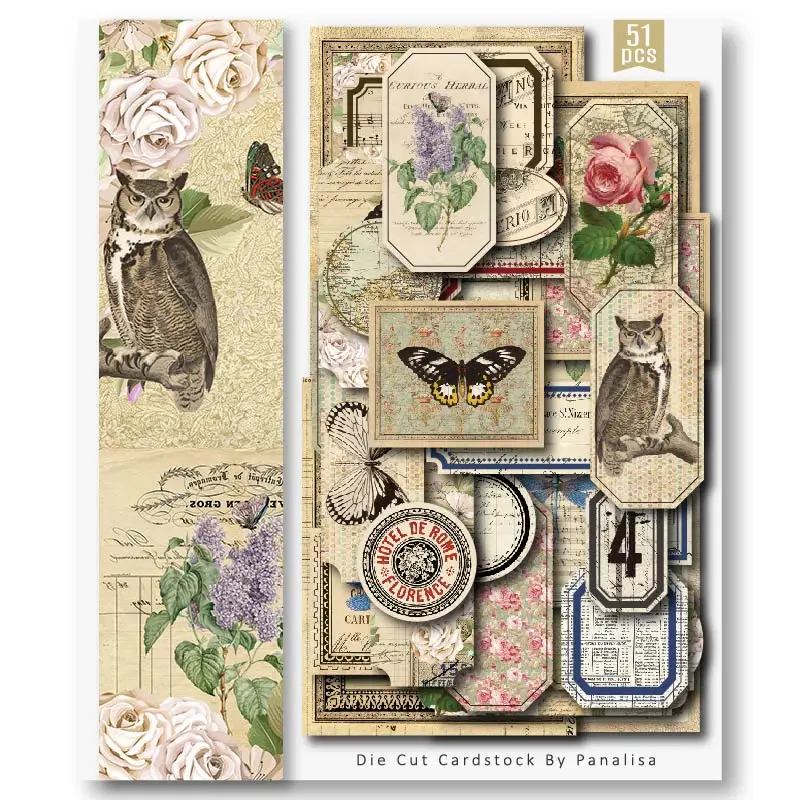 

Сделай Сам, рукоделие, зажим, ретро, цветочные растения, материал для скрапбукинга, бумага, нежелательный журнал, украшение, изготовление от...