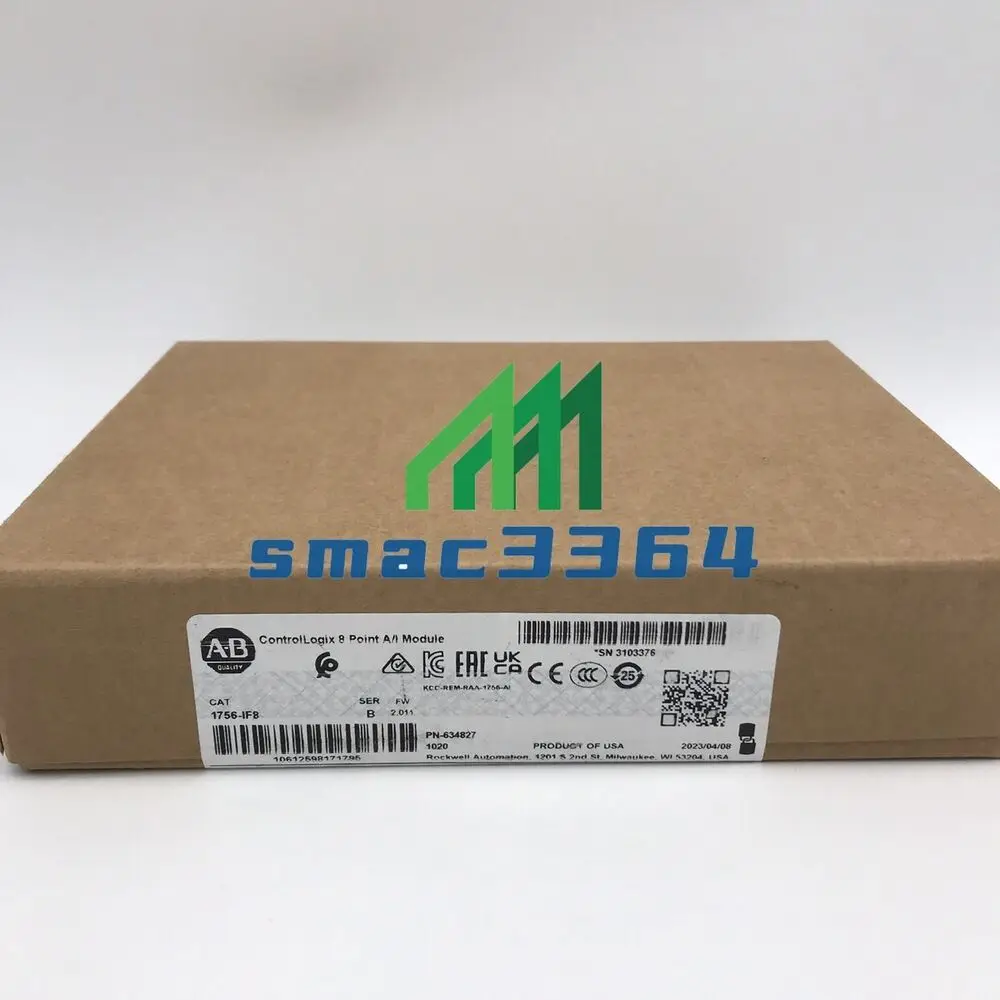 

Новый заводской 1756-IF8 /A AB ControlLogix Point A/I модуль 1756 PLC
