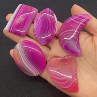 5pcsset natural stone egg shaped agate charms necklace pendant meditation pendant jewelry diy making earrings necklace charms