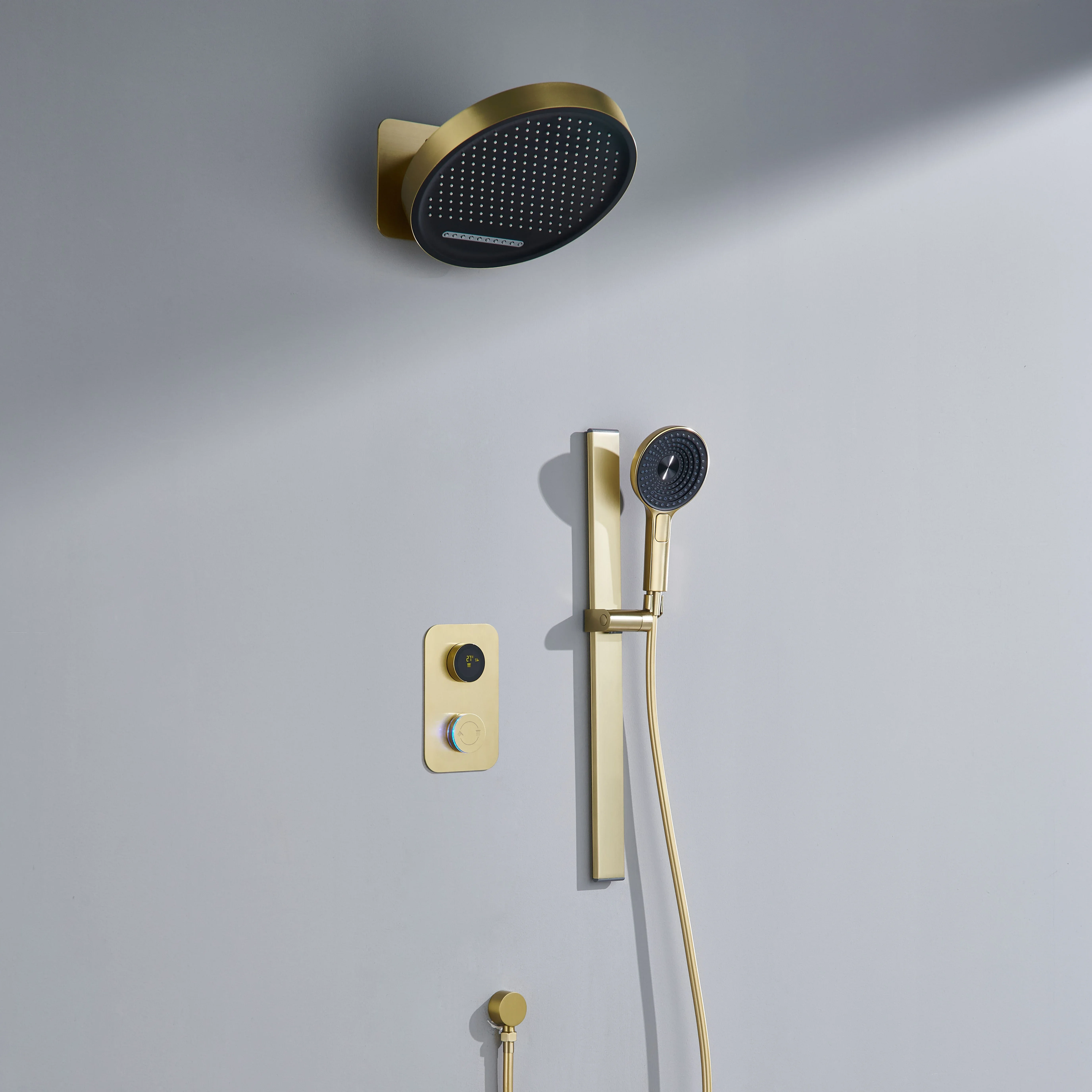 Душевая система SUNDREAM золотистый смеситель насадка для душа кран ванной комнаты
