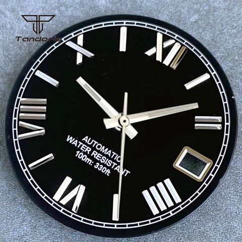 Автоматические часы Tandorio 29 мм латунные с римскими цифрами