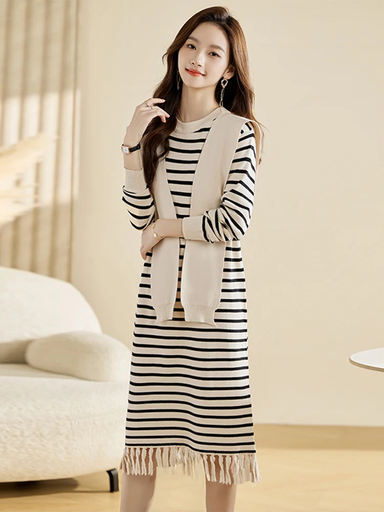 Изящное платье весна 2024 новые женские легкие роскошные высококачественные