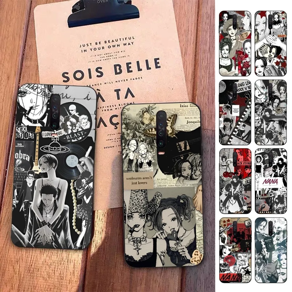 

Nana Osaki Anime Phone Case For Redmi 5 6 7 8 9 10 plus pro 6 7 8 9 A GO K20 K30 K40 pro plus F3 Fundas