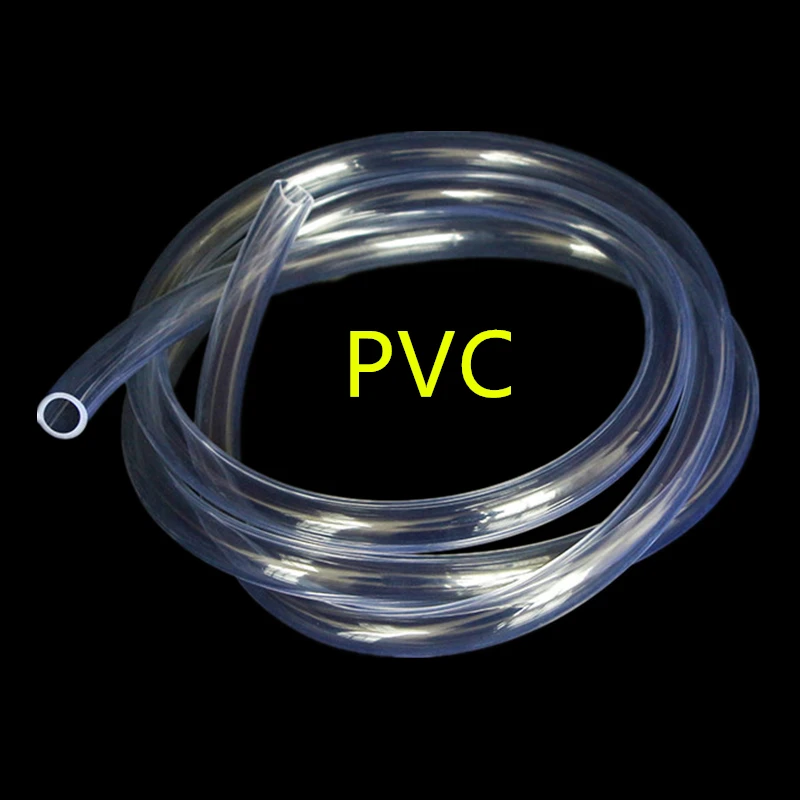 

1M 5 MTransparent PVC Plastic Plumbing Hoses Water Pump Tube 2-20mm Inner Diameter Antifreeze Oil Hose pump