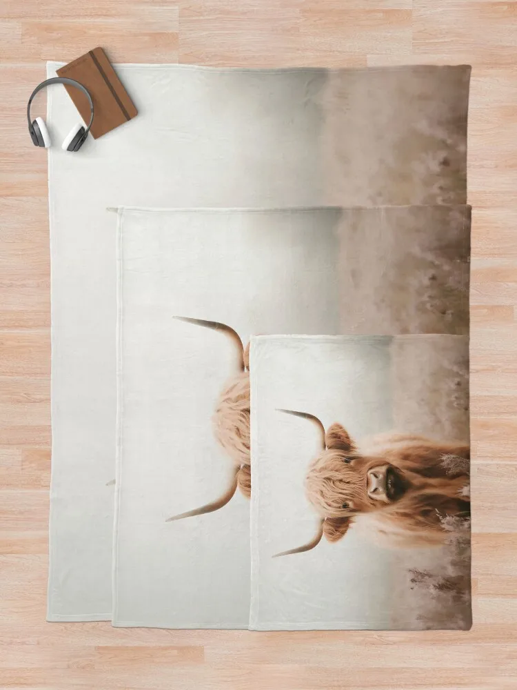 Сумка-тоут в стиле бохо Highland Cow от NoarusRainbowLand — милое одеяло кантри дорожные