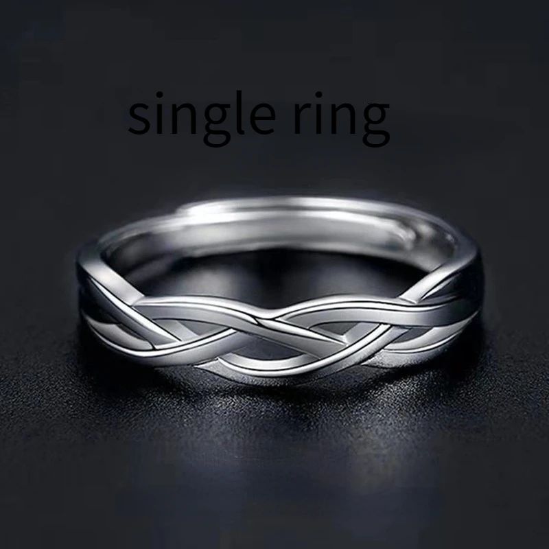 

Ring Men's Trendy Light Luxury Niche Design Cold Wind Simple Women's High-end Fashion Personality Index Finger Ring Single Ring