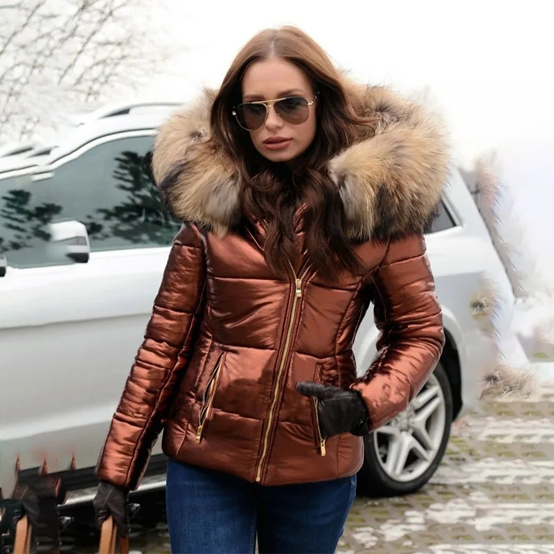 Autumn and winter new women's cotton-padded clothes, down cotton-padded short women's cotton-padded jacket
