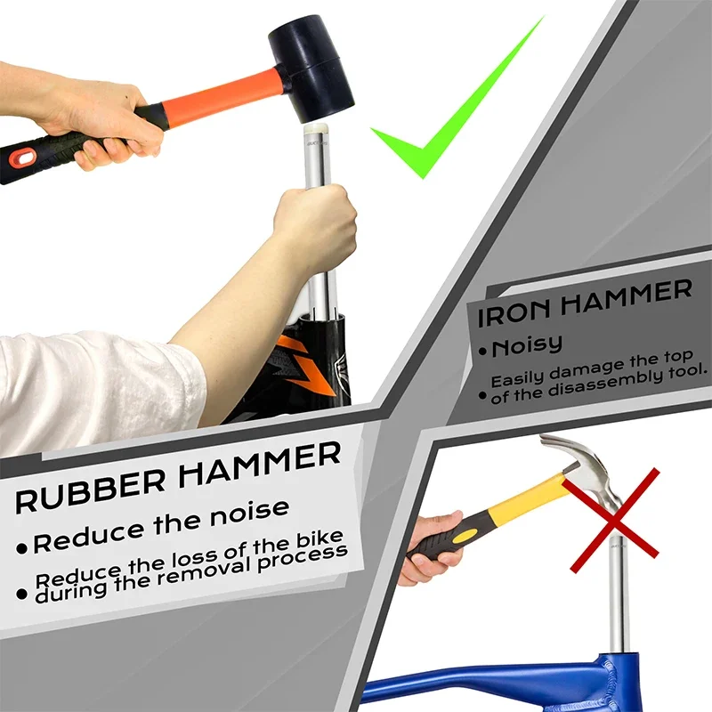 BUCKLOS Инструмент Для Снятия Велосипедной Гарнитуры Прочная Вилка Горного И