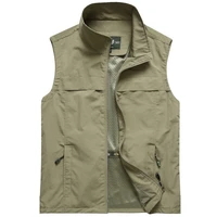 mens vests summer mens jacket sleeveless vest spring autumn casual travels vest multi pockets thin vest waistcoat male clothes