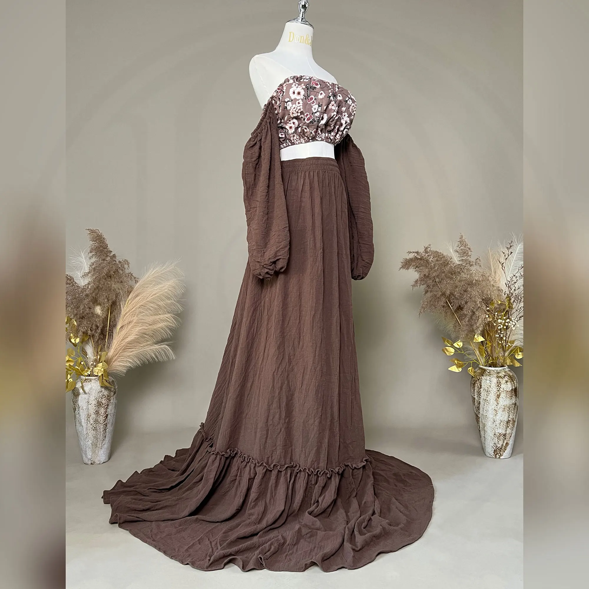 Женский комплект из двух предметов Don &amp Judy платье для фотосессии и беременных с