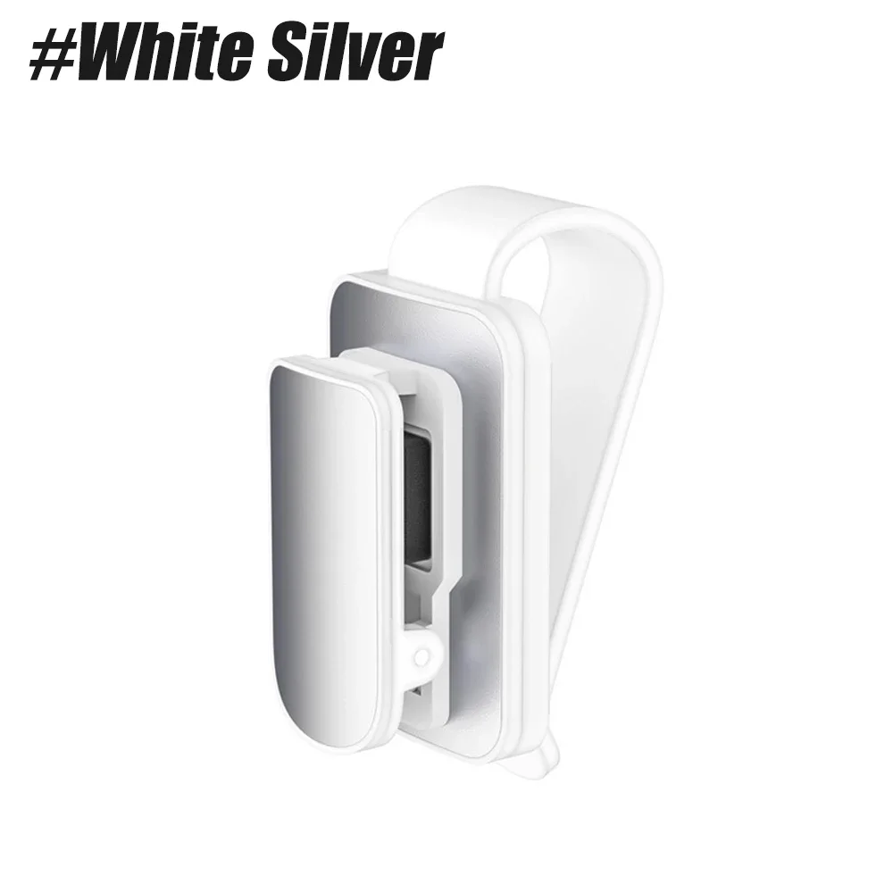 Универсальные автомобильные держатели для солнцезащитных очков, магнитный кожаный зажим для вешалки для очков, зажим для очков для билетной карты, аксессуары для автомобильного козырька