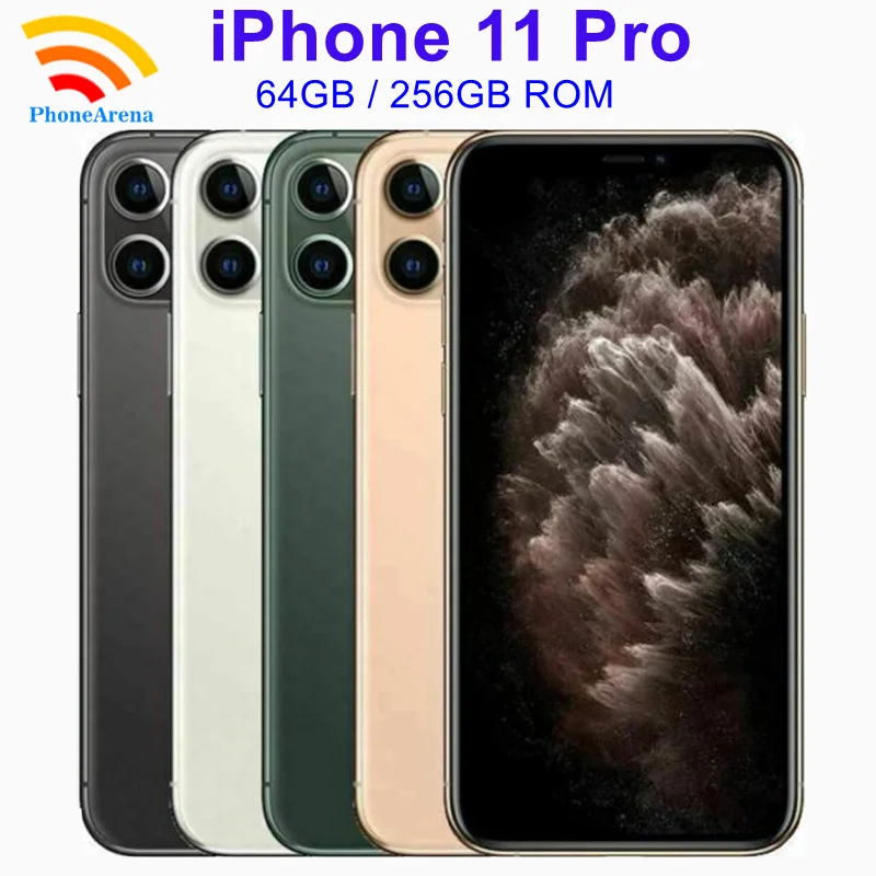 

iPhone 11 Pro 64GB 256GB ROM [ 95%New ] Original iPhone11 Pro 5.8' Genuine Retina OLED Face ID NFC Unlocked 4G LTE